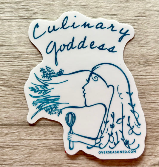 Culinary Goddess Sticker