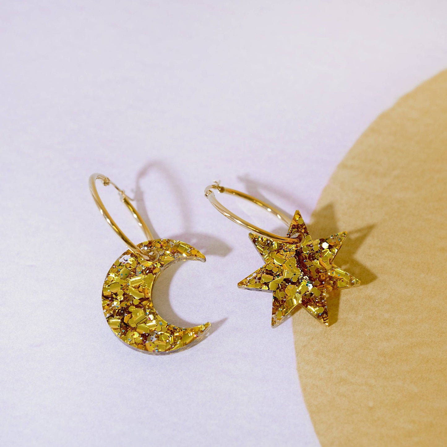 Celestial Hoop Earrings