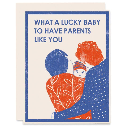 Heartell Press - Lucky New Baby Card