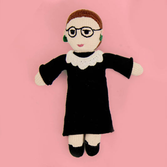 Knit Ruth Bader Ginsburg Doll