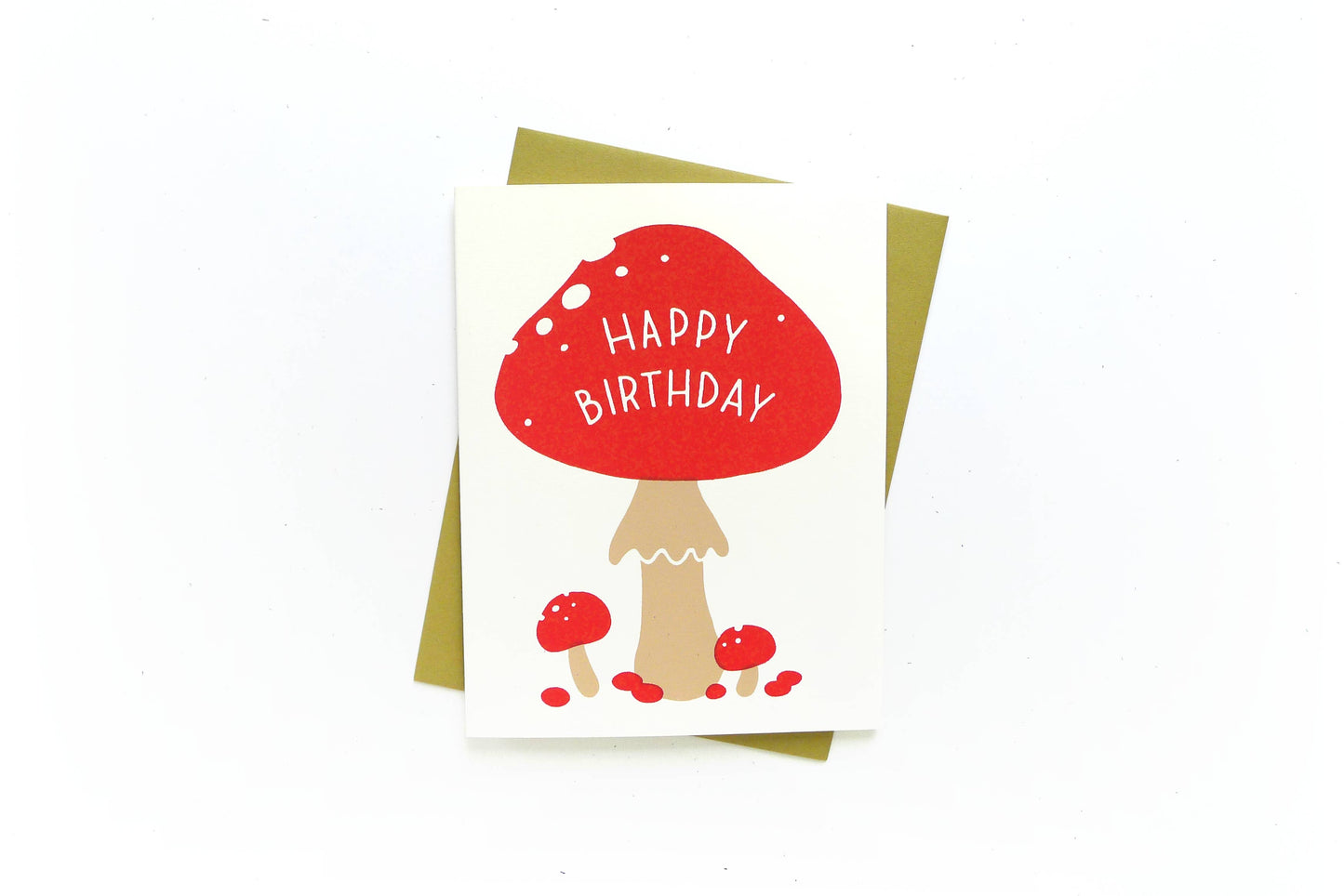 Middle Dune - Birthday Mushroom Card