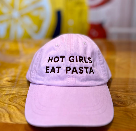 Hot Girls Eat Pasta Baseball Hat