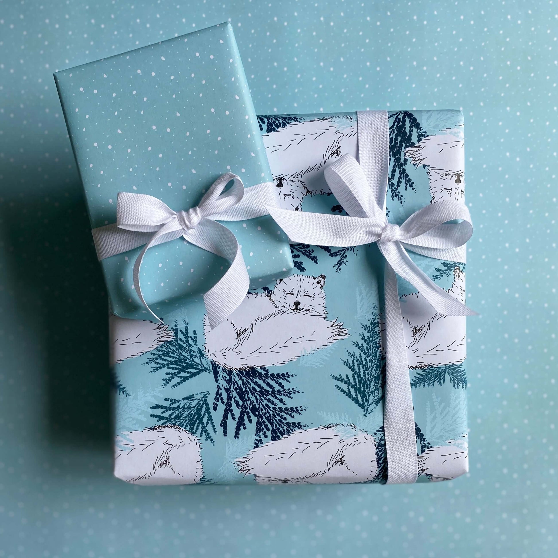 Polar Bear Hanukkah Gift Wrap, Wrapping Paper