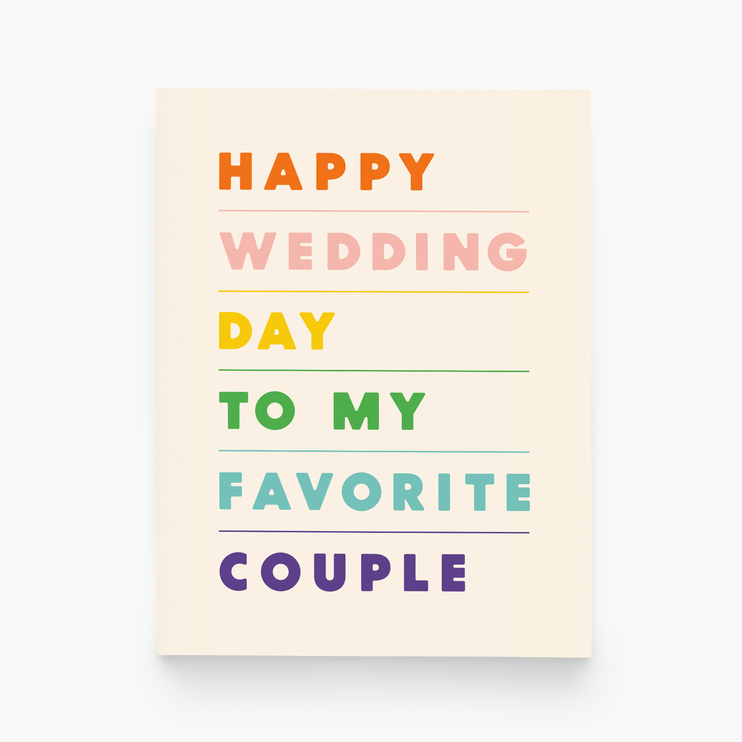 paper&stuff - Happy Wedding Day to my Favorite Couple Card