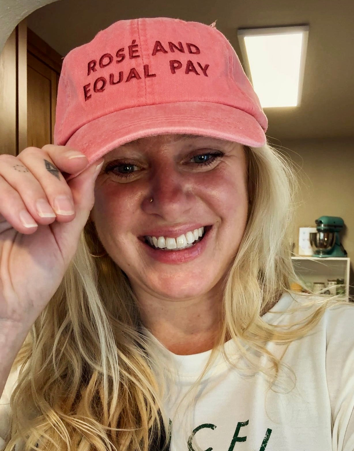 Rosé and Equal Pay Baseball Hat