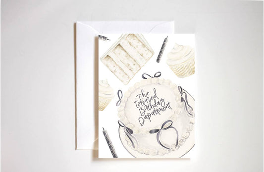 Stephanie Tara Stationery - The tortured birthday department card