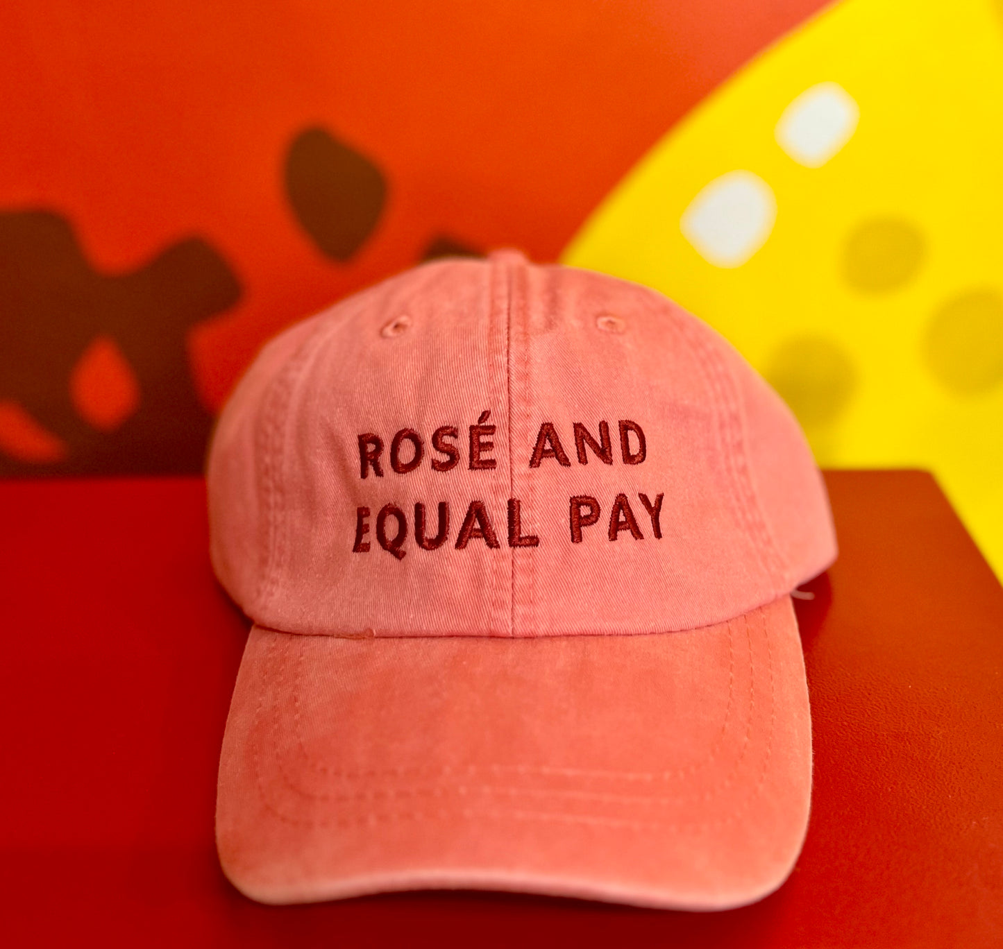 Rosé and Equal Pay Baseball Hat