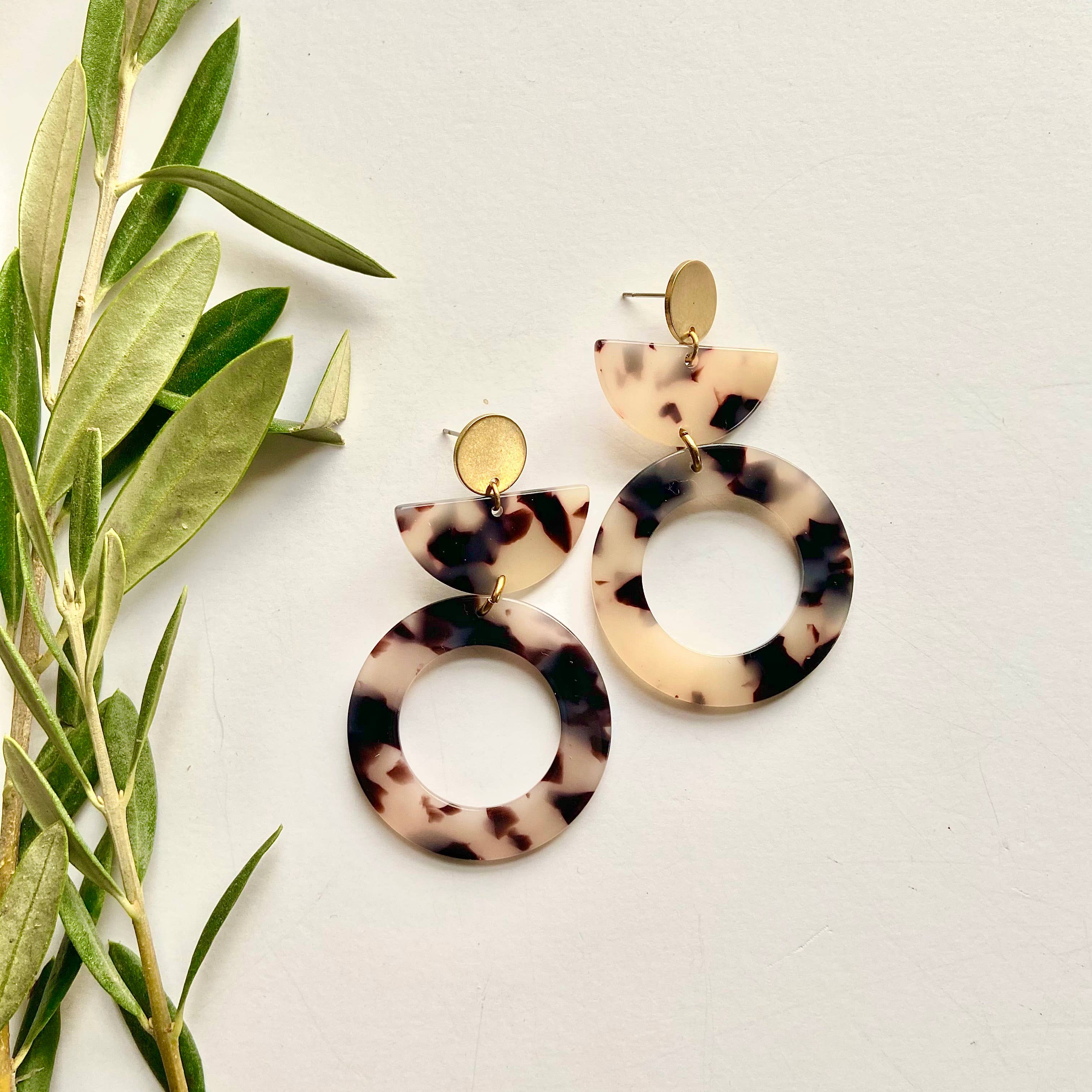 Tortoise on sale earrings studs