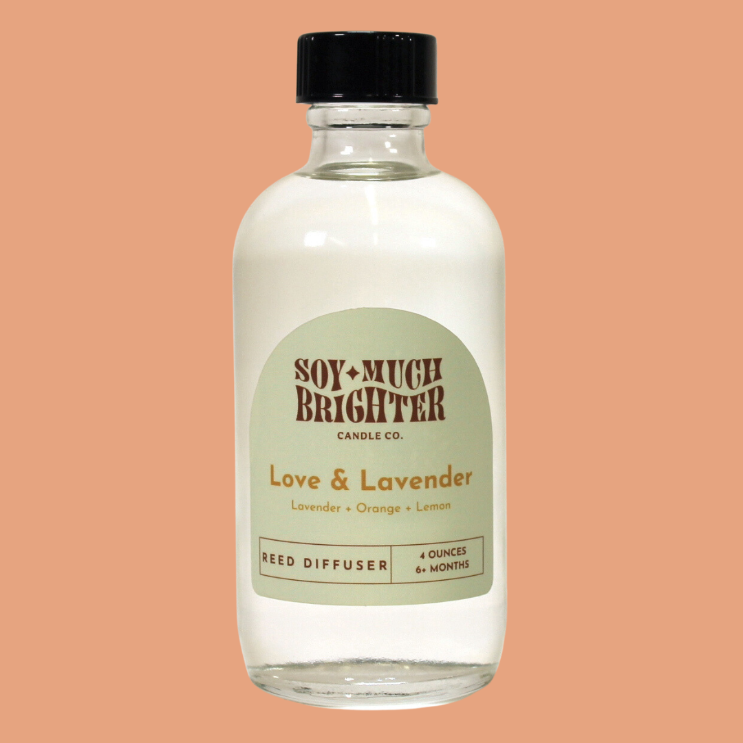 Soy Much Brighter Candle Co. - Reed Diffuser // Love & Lavender