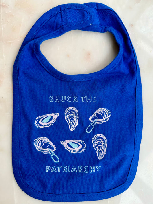 Shuck the Patriarchy Baby Bib