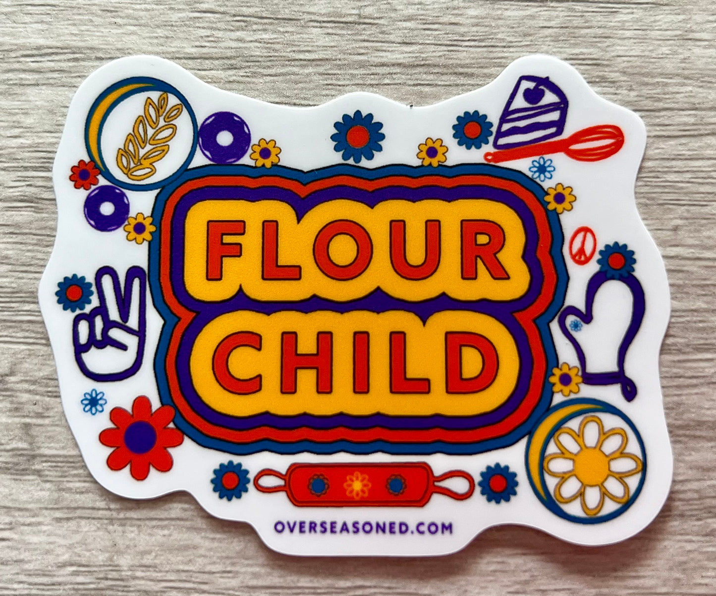 Flour Child Sticker