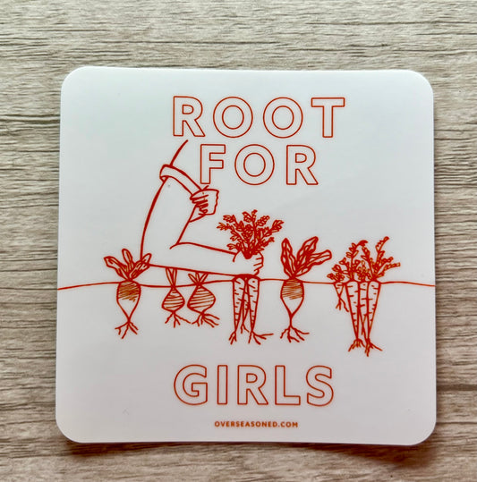 Root for Girls Sticker