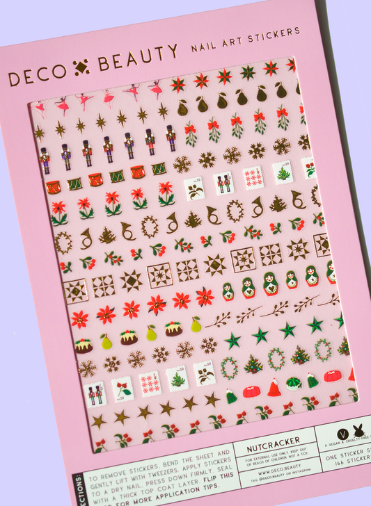 Deco Beauty - Nail Art Stickers - Nutcracker (Holiday)