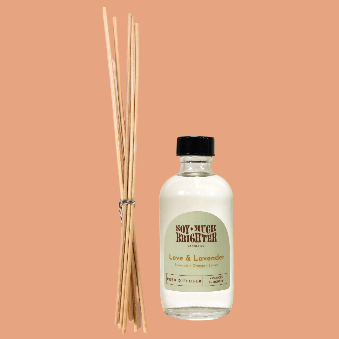 Soy Much Brighter Candle Co. - Reed Diffuser // Love & Lavender