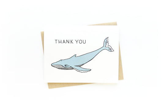 Middle Dune - Thank You Whale Card