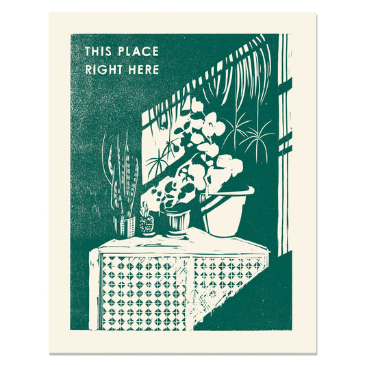 Heartell Press - This Place Right Here Art Print