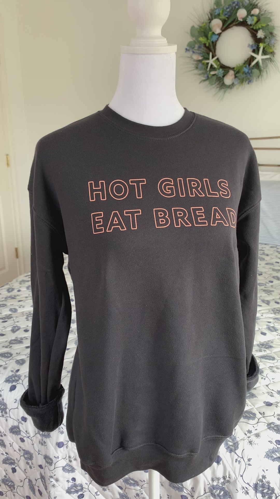 Girls on sale crewneck sweatshirt