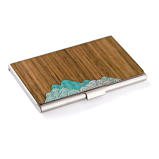 Treeline and Tide - Card Case - Waves