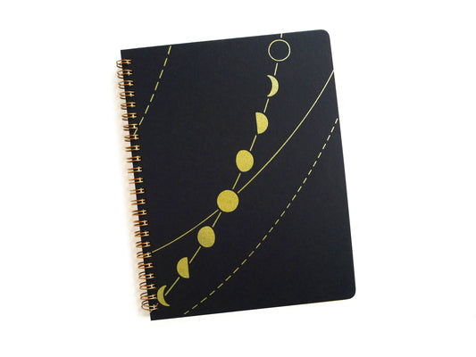 Middle Dune - Moon Phase Coil Notebook, LG