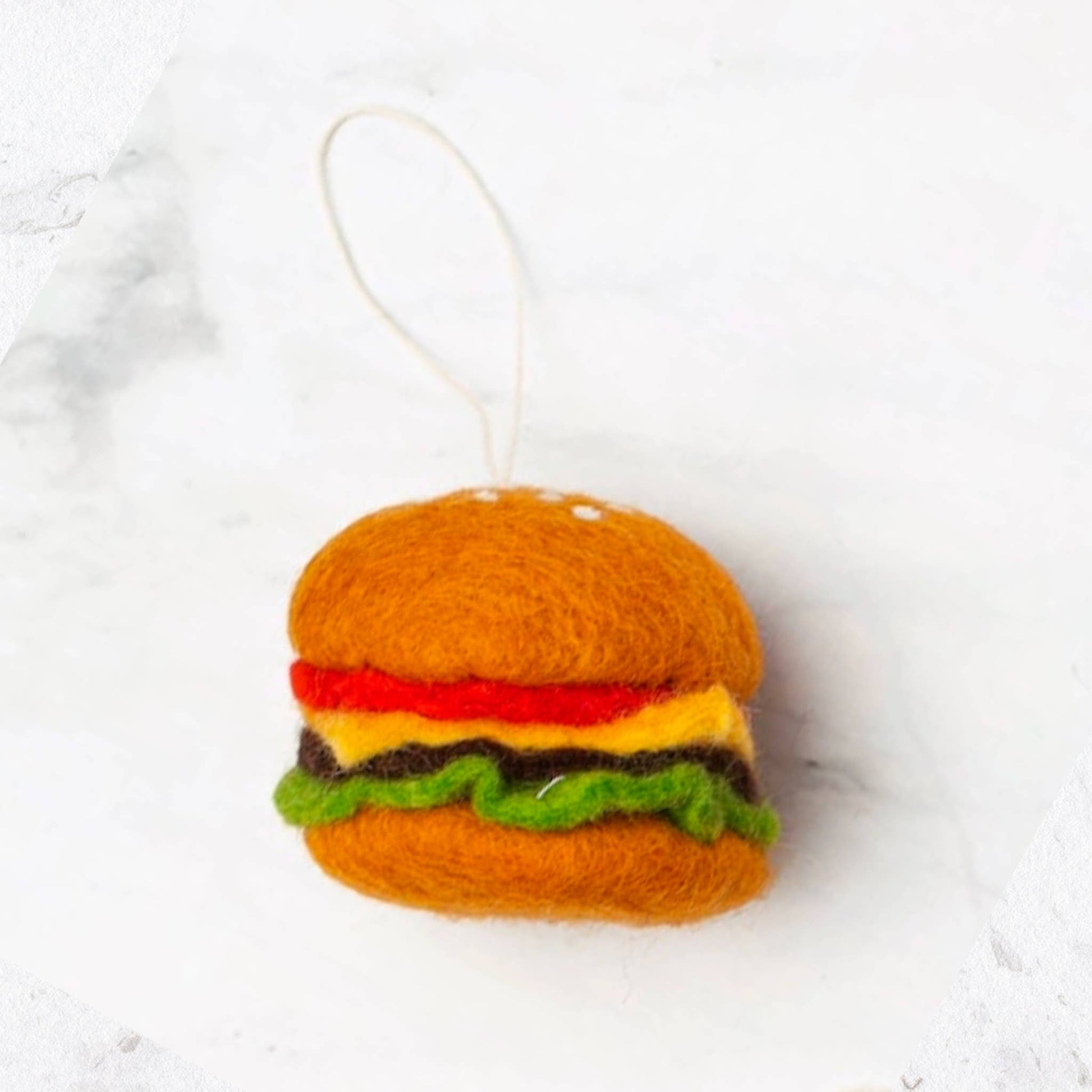 Felt Burger Ornament – Overseasoned