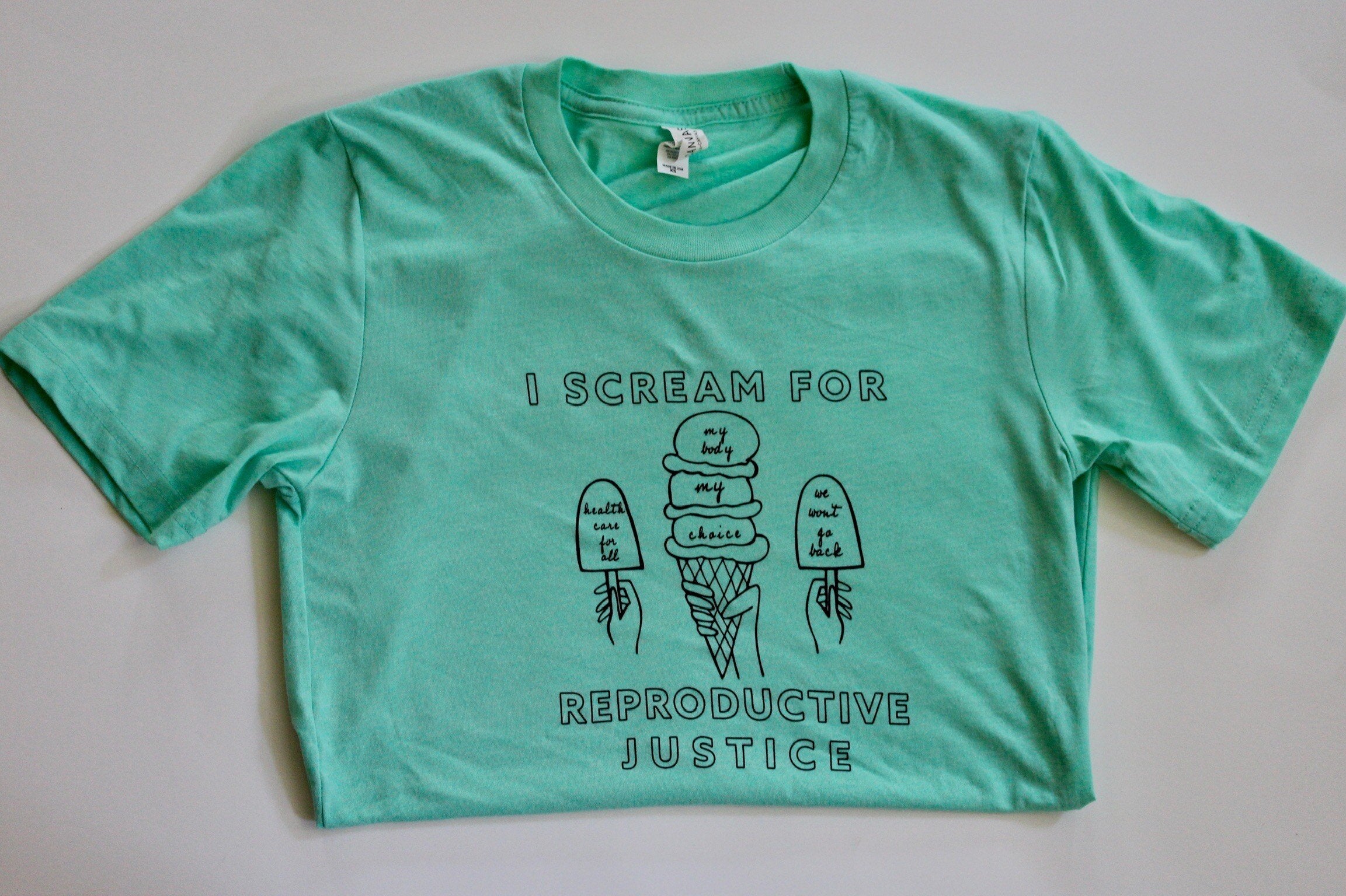 Ice Cream for Reproductive Justice T-shirt