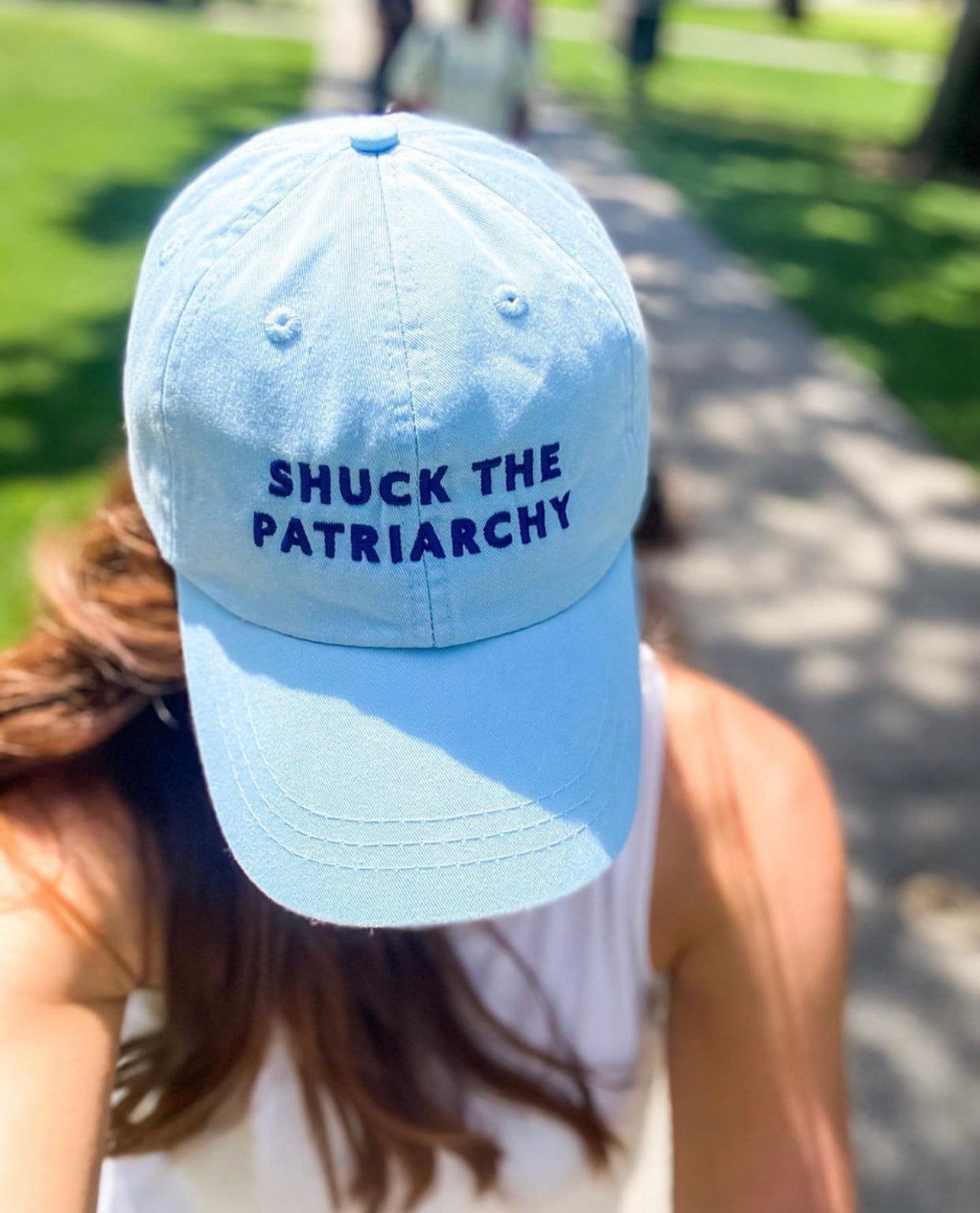 Shuck the Patriarchy Baseball Hat | oyster lover | baseball cap